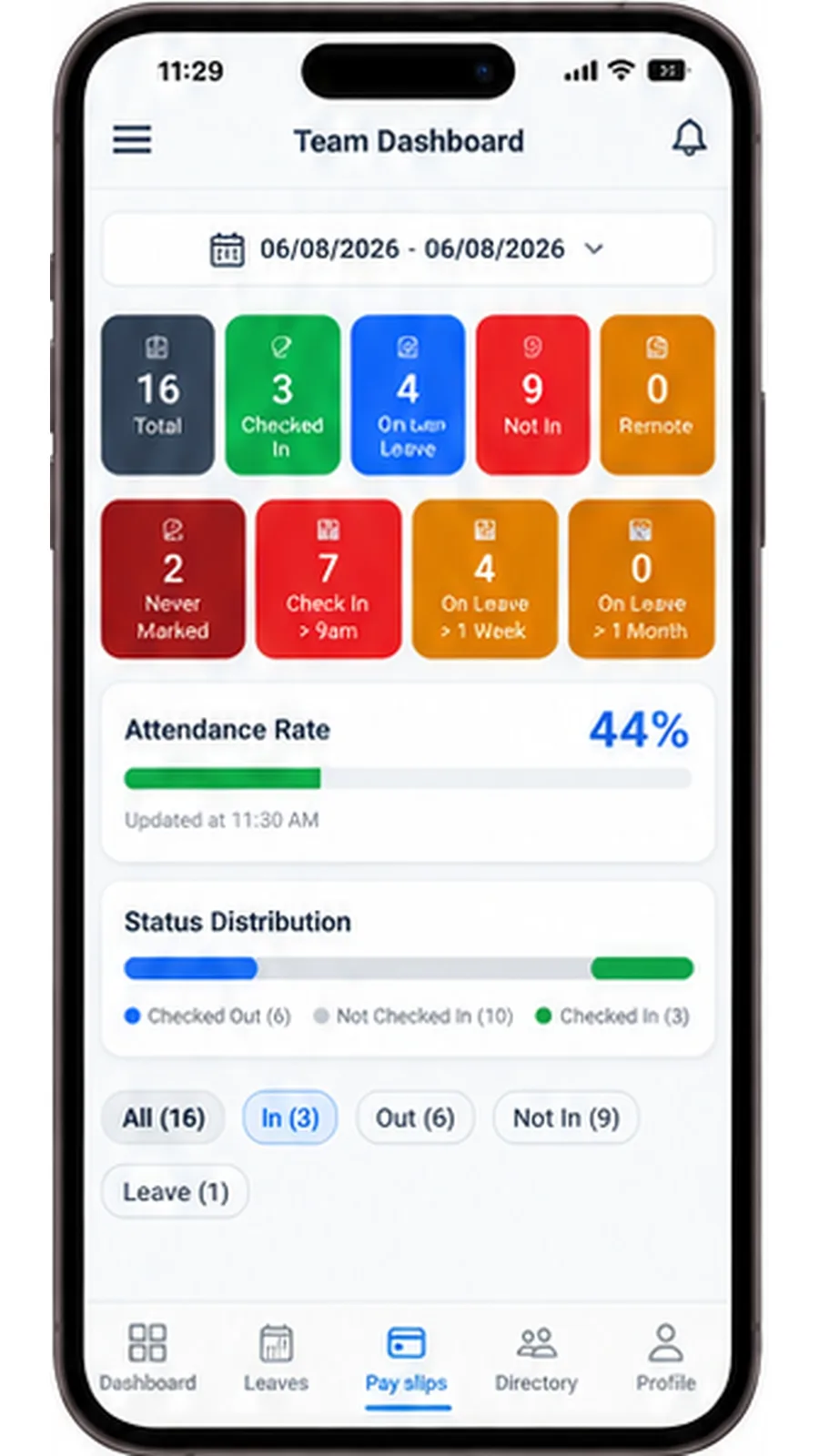 Team Dashboard